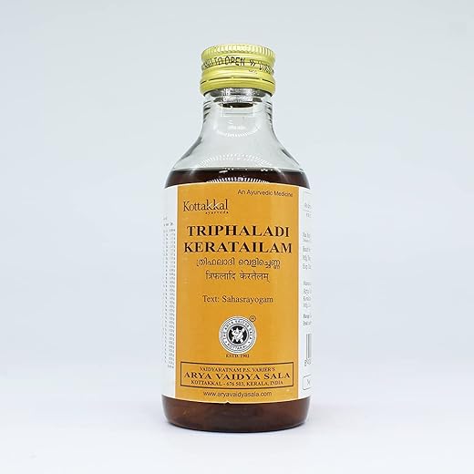 Arya Vaidya Sala Kottakkal Thriphaladi Kera Tailam 200ML & G