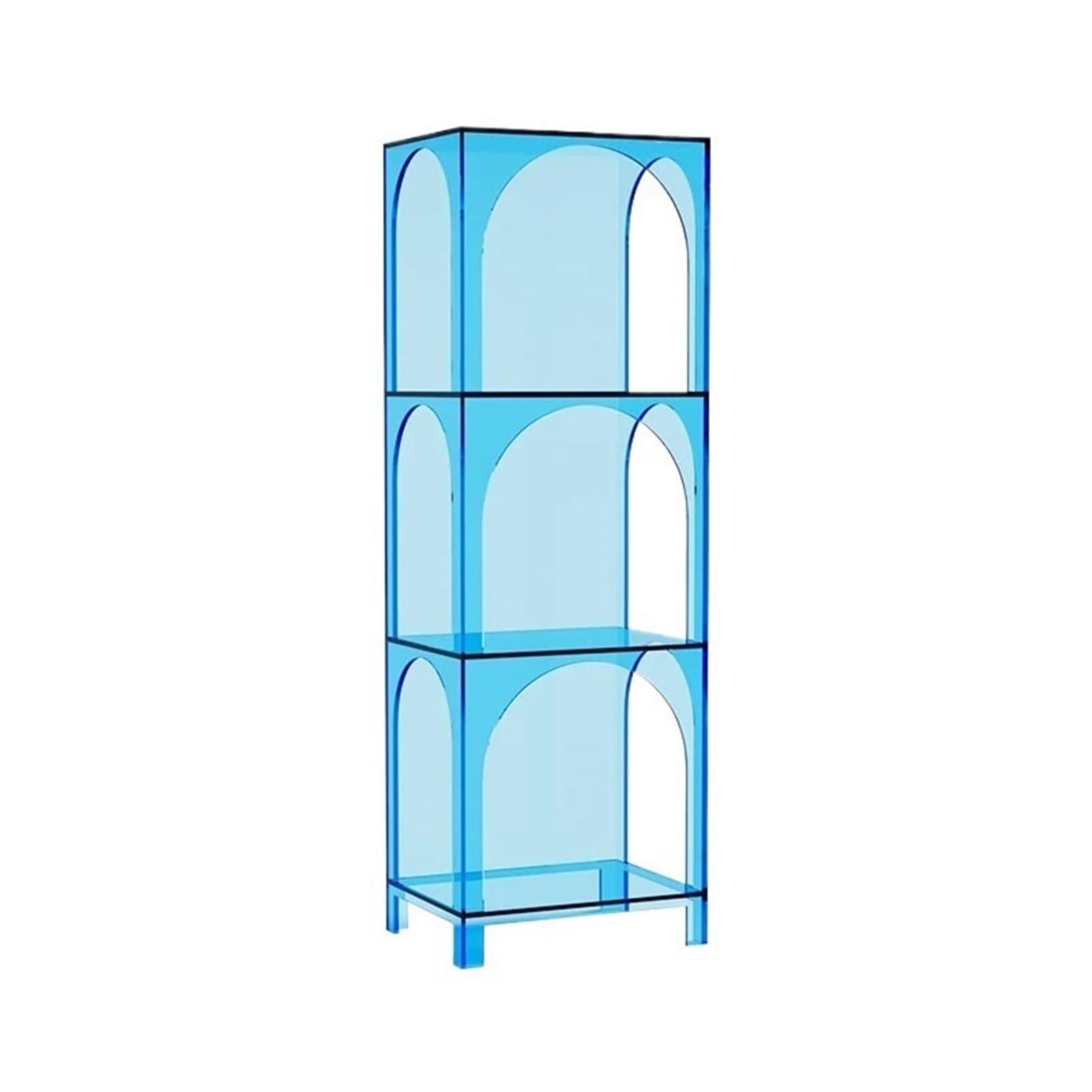 XUJUAN-0227 Bookcases Modern Minimalist Acrylic Bookshelf Home Vertical Creative Light Luxury Storage Stand(Green)