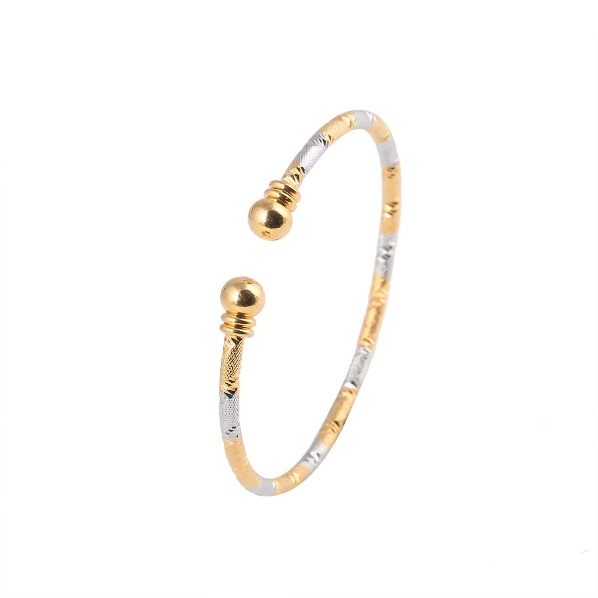 Wedding Jewelry for Women Girls Bracelets Gold Color Elegant Arab Ethiopian India Bridal Bangles Party Gifts