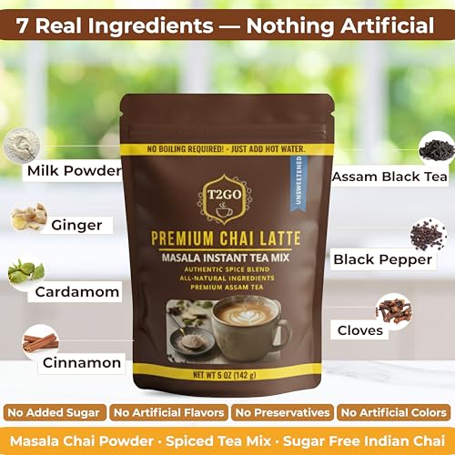 Té chai sin azúcar variedad 3 sabores 3 paquetes miniatura 5