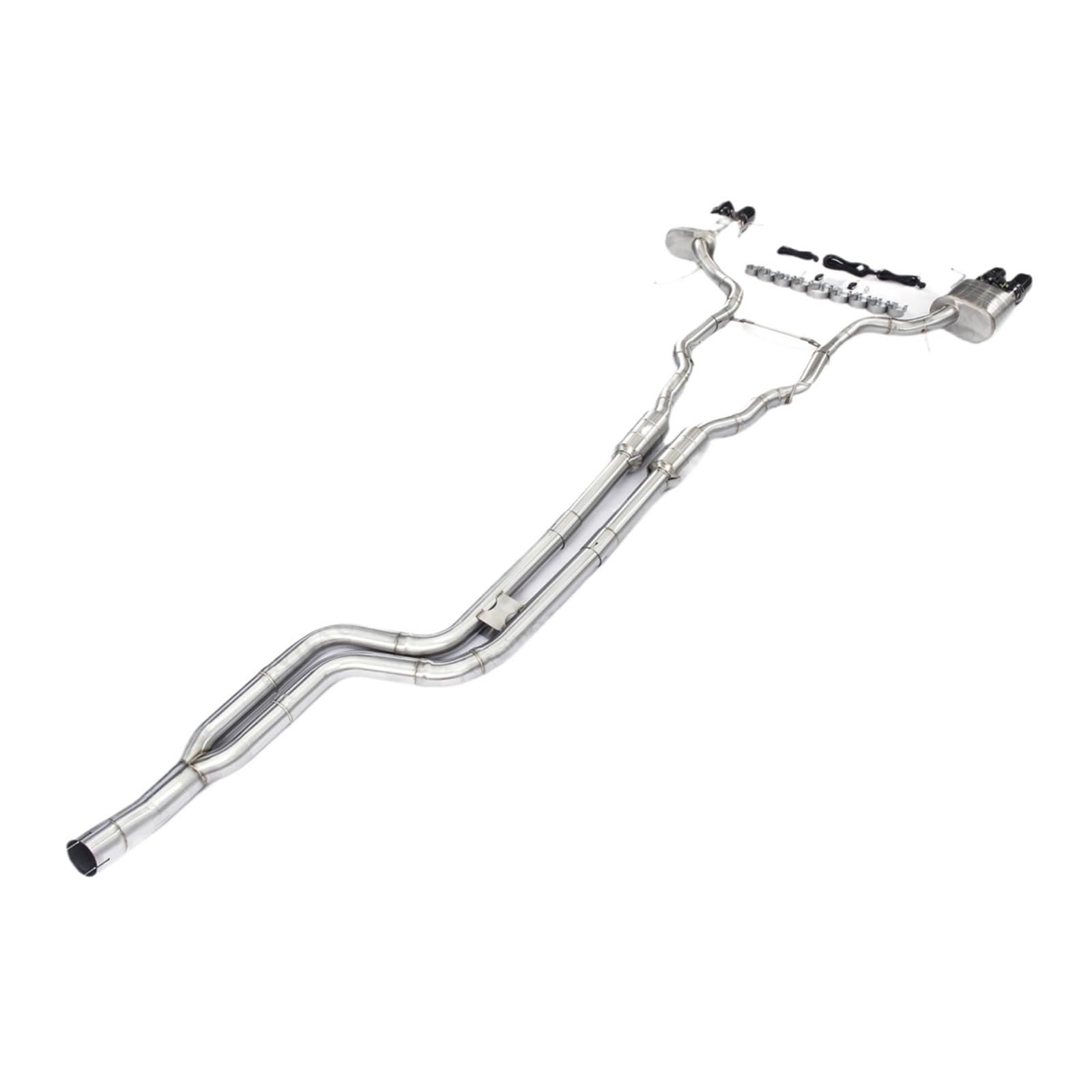 Katalizator katalizator Pasuje do BMW 535i F10 3.0T 2011-2016 tłumik Valvetronic rura wydechowa zdalny układ wydechowy Catback katalizator akcesoria(Polished kit)