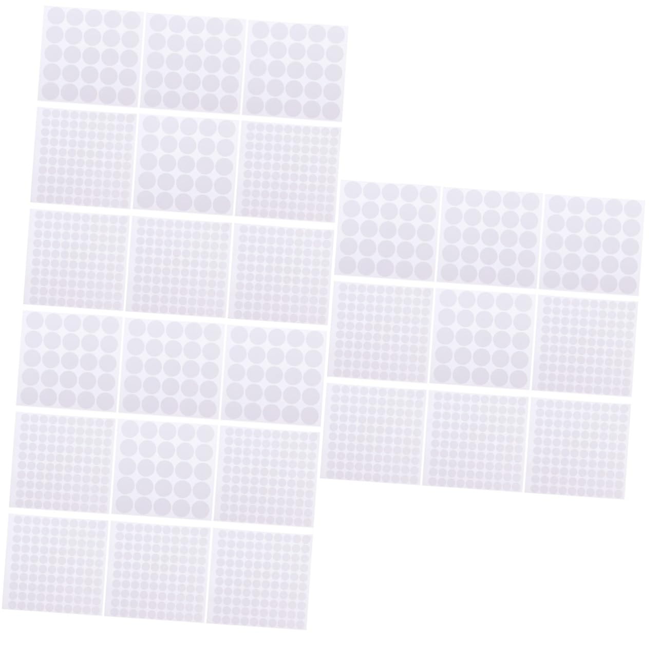 Lurrose 60blätter Runde Doppelseitige Klebepunkte Vielseitige Selbstklebende Dots Für Bastelarbeiten Partydekoration Und Kunstprojekte Und Hohe Haftkraft Ablösbar