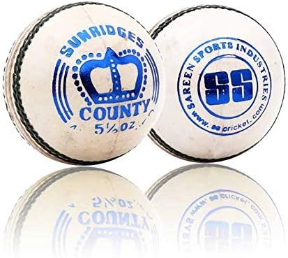 SS Cr.Balls0013 County Ball (White) Material: Leather, Standard Size