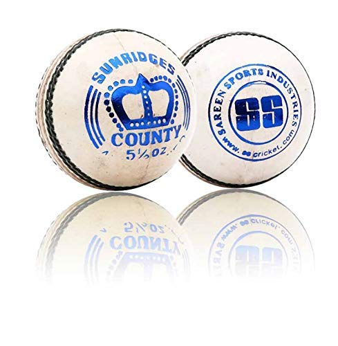 SS Cr.Balls0013 County Ball (White) Material: Leather, Standard Size