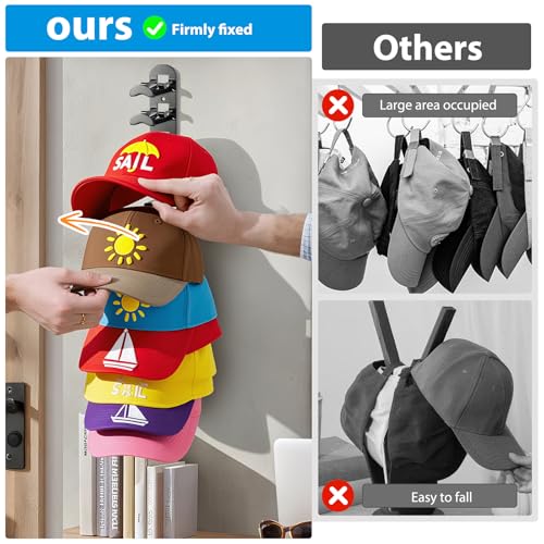 31% Off Yonsya 2-Pack Hat Hook Organizer for 20 Caps - Image 5