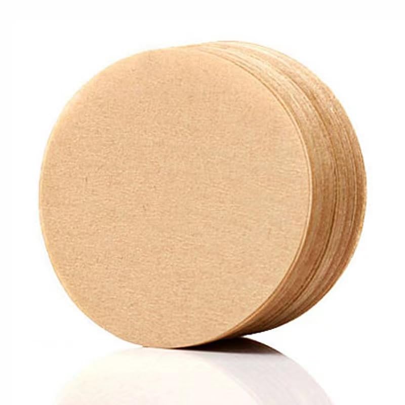 100 Pcs Brown Coffee Filters Paper -Coffee Filter Moka Pot Filter Paper -Universal Replacement Coffee Filter -Compatible with Coffee Maker