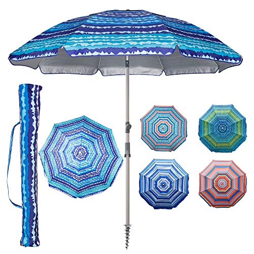 Portable Beach Umbrella with Sand Anchor