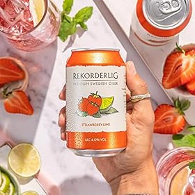 Rekorderlig Strawberry-Lime cider 24 x 330 ml (cans) – Rekorderlig