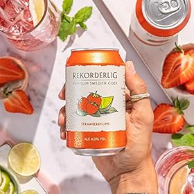 Rekorderlig Strawberry-Lime cider 24 x 330 ml (cans)