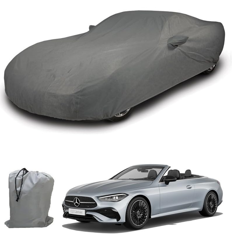 Image of ARCUATE Triple Layer Custom fit Car Body Cover for Mercedes Benz CLE cabriolet |Top Layer Dustrproof | Middle Layer Waterproof | Bottom Layer Scratch Protection | Outdoor Indoor Fabric