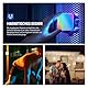 NEEWER Magnetische RGB Kamera Videolicht, 360°Vollfarben RGB61 Mini LED Panel Videoleuchte mit 3 Cold Shoe Halterungen/CRI 97+/20 Szenenmodi/2500K-8500K/2000mAh Tragbare Fotografie Selfie Licht