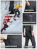 CQR Men’s Softshell Fleece Lined Winter Hiking Pants, Water Resistant Insulated Thermal, Outdoor Tactical Warm Snow Ski Pants #5