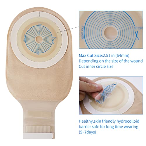 Rainlotus One-Piece Ostomy Pouch