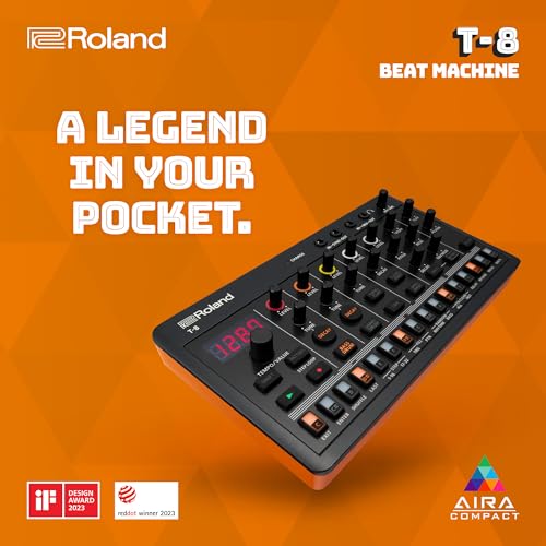 Roland SYSTEM-8 Synthesizer Review : Overview, Feature and Sound 45 Roland AIRA Compact T-8 BEAT MACHINE | Ultra-Portable Rhythm and Bass Machine with Genuine Roland Sounds | TR-REC Drum Sequencer | Six Rhythm Tracks | Built-in Effects | USB and MIDI Connectivity #1