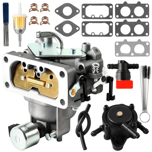 Image of Carburetor Compatible with Kawasaki FH601V FH641V FH661V FH721V FH680V FX801V FX850V 22HP Engine,Carb Replace OEM# 15004-1010 15004-0763 15004-7024 15004-0757