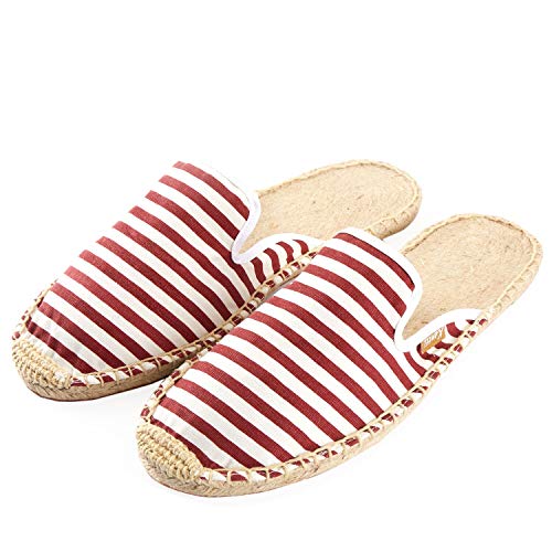 Women's Comfortable Open Toe Espadrille Slide Sandals