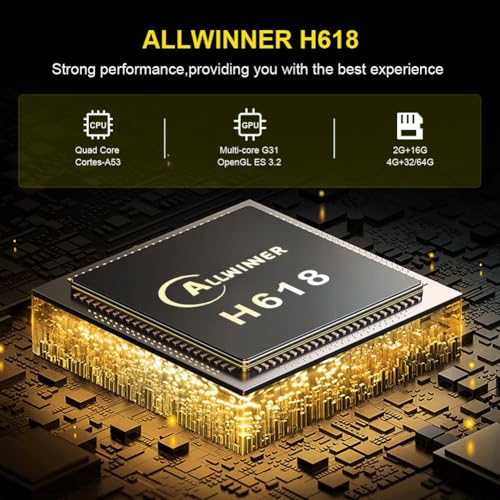 Boîtier TV Android TV98 Allwinner H618 lecteur multimédia HDR10 set top box EU