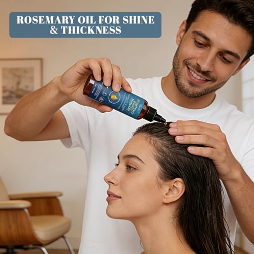 Danliss Rosemary Oil Hair Growth Serum with Biotin & Batana, 4 oz — view 6
