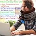 2 Pack Cervical Neck Traction Device Inflatable Collar Brace Adjustable Neck Stretcher Neck Support for Spine Alignment and Chronic Neck Pain Relief(Brown)