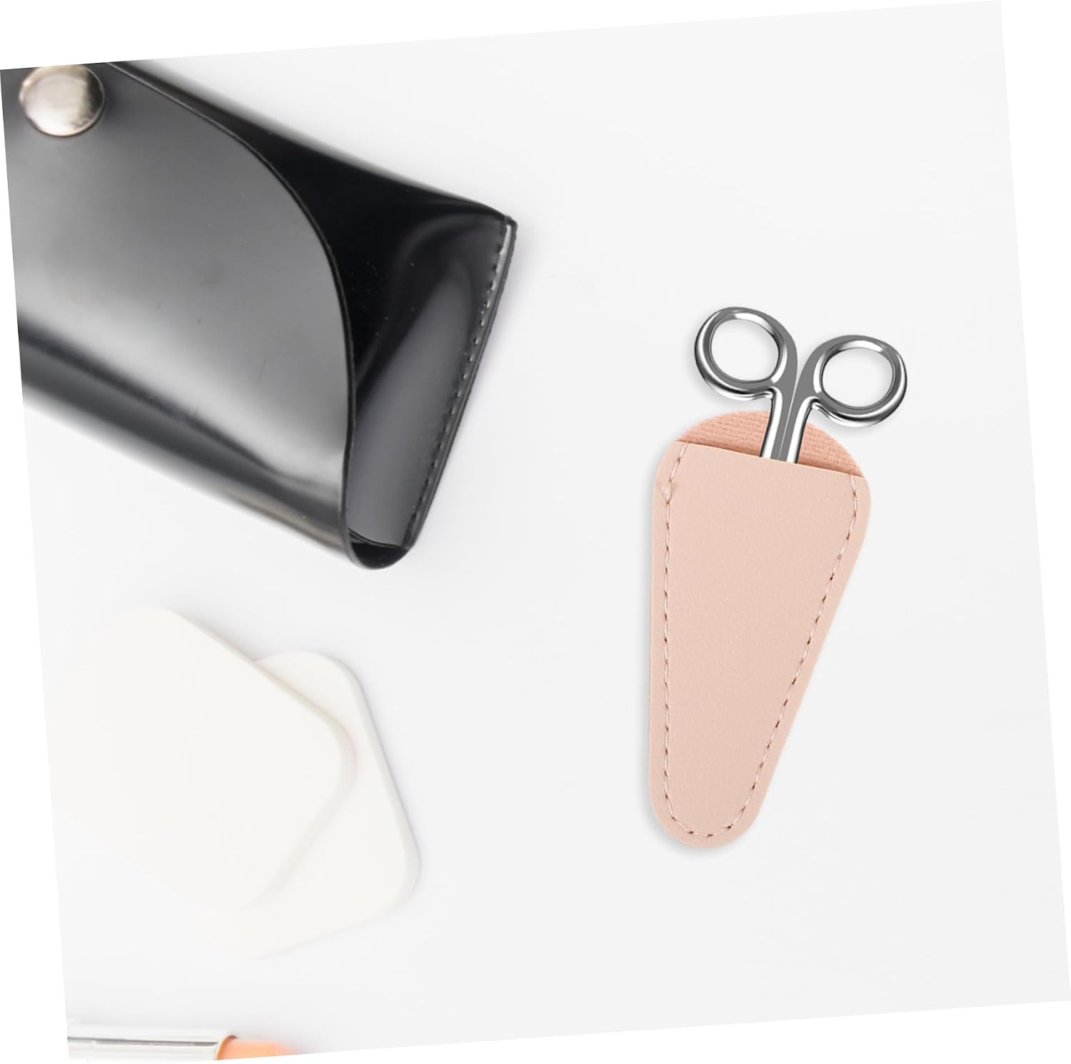 4Pcs Cuticle Scissor Covers Durable Nipper Protective Cover for Manicure Pedicure Tools Versatile Nail Tweezers Protector for Home Salon Use