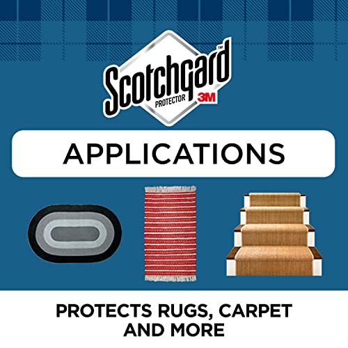 Image of Scotchgard Rug & Carpet Protector, Carpet & Rug Protector Blocks Stains During Fall and Winter Holidays, Fabric Protector Makes Cleanup of Stains from Food Spills Easier, 17 oz (Pack of 2)