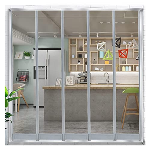 Rideau de séparation en PVC magnétique pour passage extérieur et terrasse
