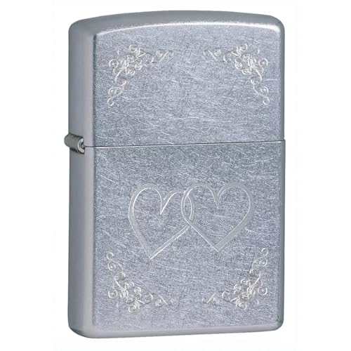 Encendedor Zippo Clásico con Diseño Corazón Elegante miniatura 2