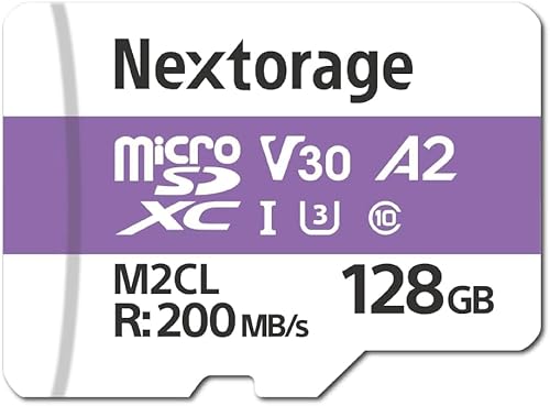 Nextorage {[J[ UHS-I }CNSDJ[h 128GB microSDXC A2 U3 V30 Ǐoő200MB/s Swtich XCb` NX-M2CL128G lNXg[W microSDJ[h