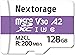 Produktbild Nextorage microSDXC UHS-I 128GB Speicherkarte, japanische speicherkarte datenspeicher, Bis zu 200 MB/s Lesen, V30 U3 Karte für Gaming, Drohnen, Action-Cams, Android & Dashcams M2CL NX-M2CL128G