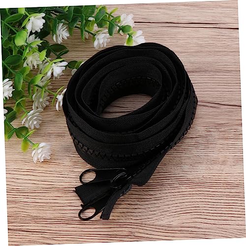 Sewroro Zíper De Costura Zíper Oculto Zíper Preto Roupas Roupas Pretas Botas Pretas 2 Pçs