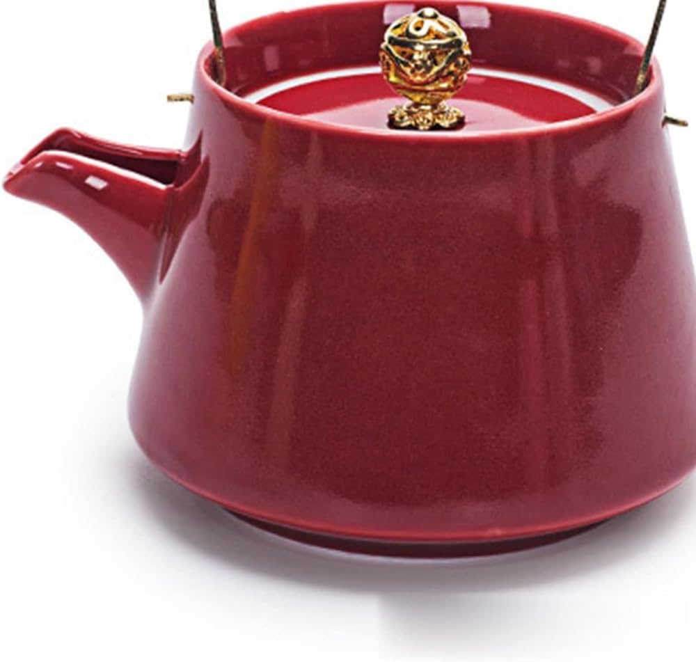 Teiera con infusore Squisita teiera smaltata con cielo stellato, teiera tradizionale con motivo paesaggistico teiera in ceramica con fiore teiera bollitore teiere