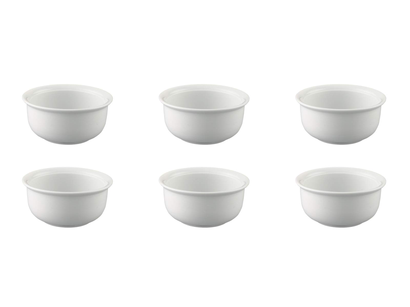 Thomas' Trend – Set of 6 Bowls for Fruit, 14 cm, White
