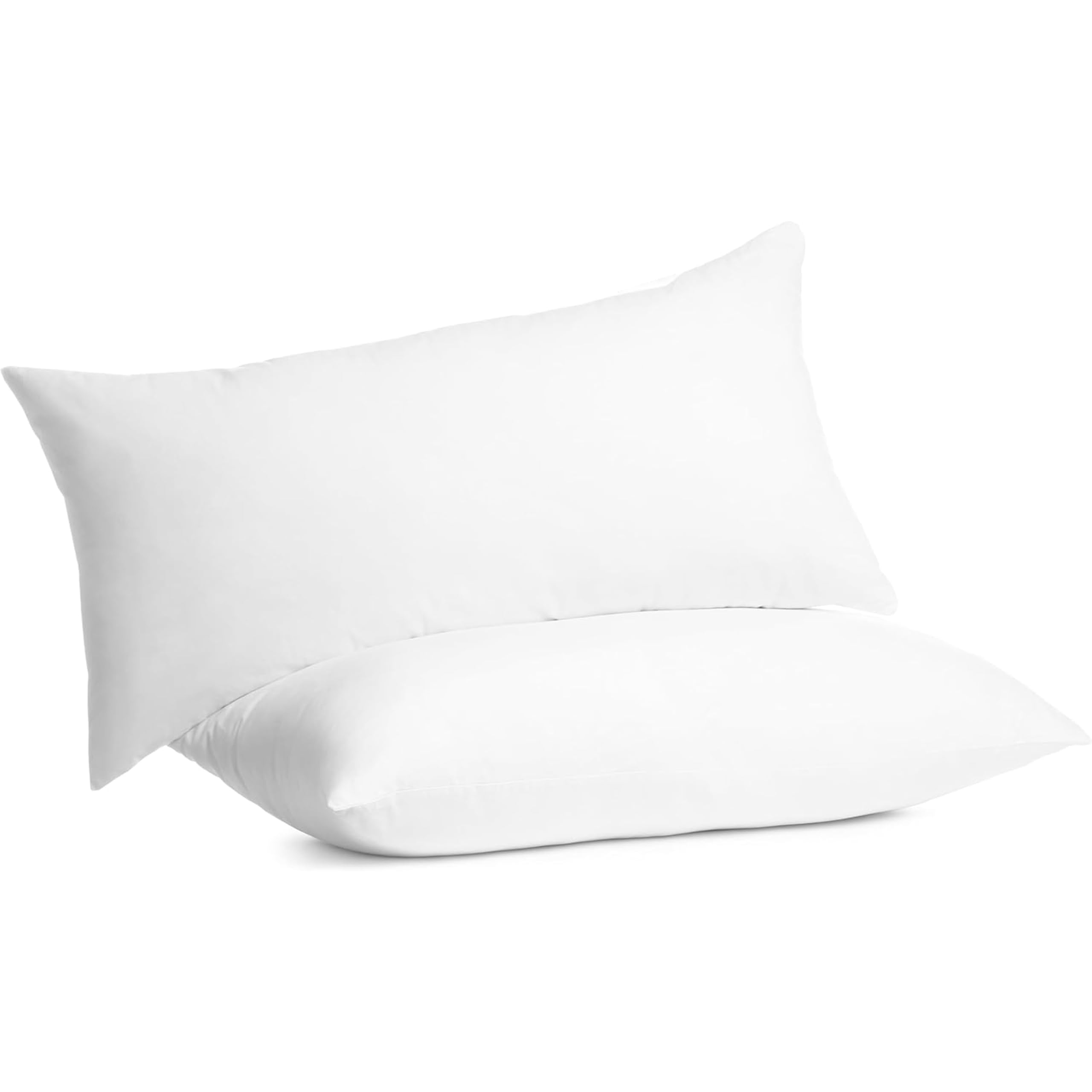 Olivia Rocco Pack of 2 Egyptian Cotton Blend Bounce Back Pillows Hotel Quality Soft Medium Support Pillow for Head and Neck Shoulder Pain Relief