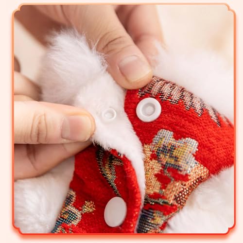 Ropa para Perro Disfraz Año Nuevo Chino XL Rojo miniatura 6