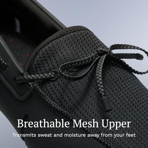 Image of SWIMS Braided Lace Loafer for Men, Breathable Slip On Water Friendly Driving Shoe, Lightweight Mesh Upper, Drainage Sole