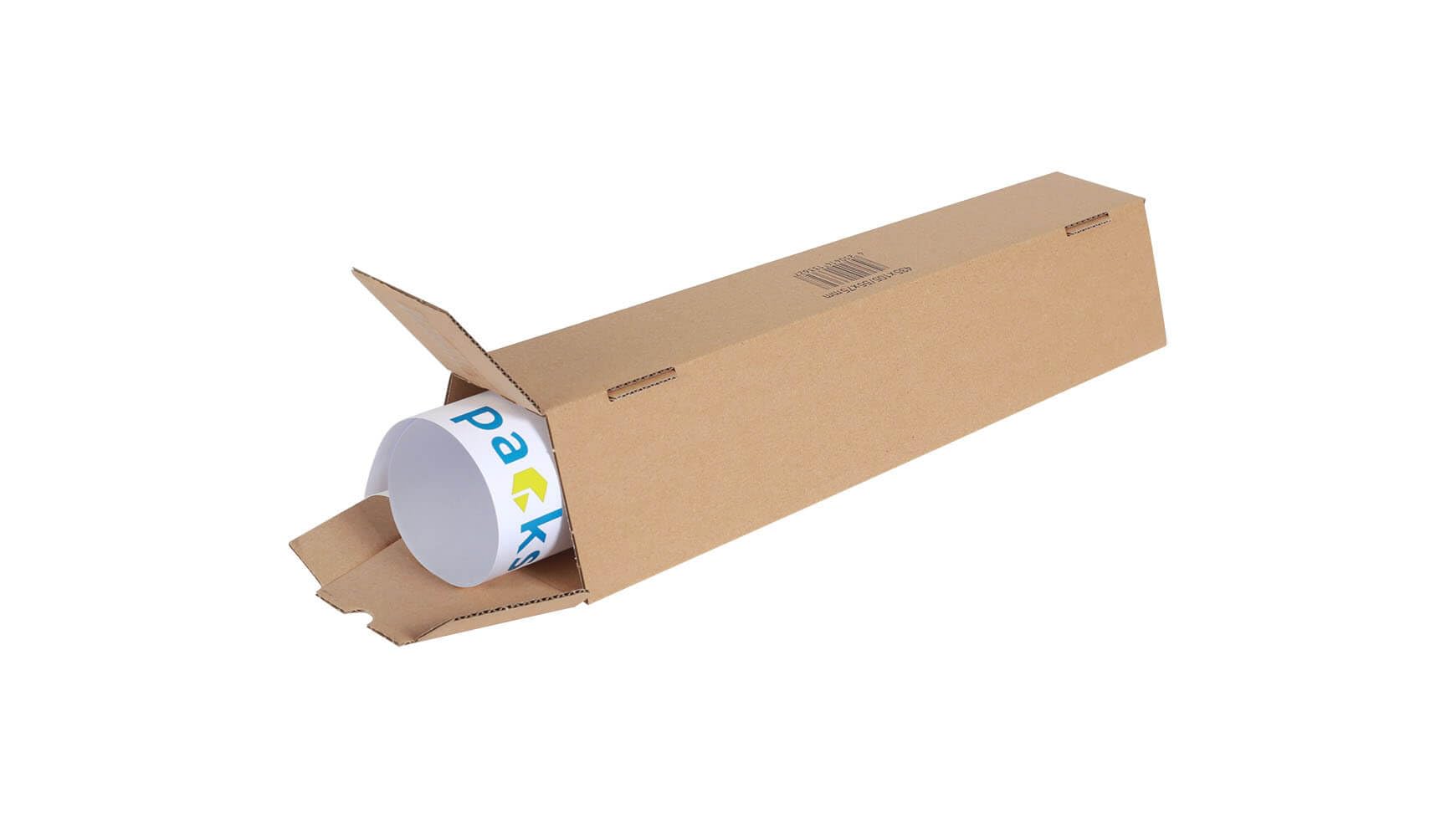 400x Trapez-Versandverpackung 435 mm x 105/55 mm A2 Braun