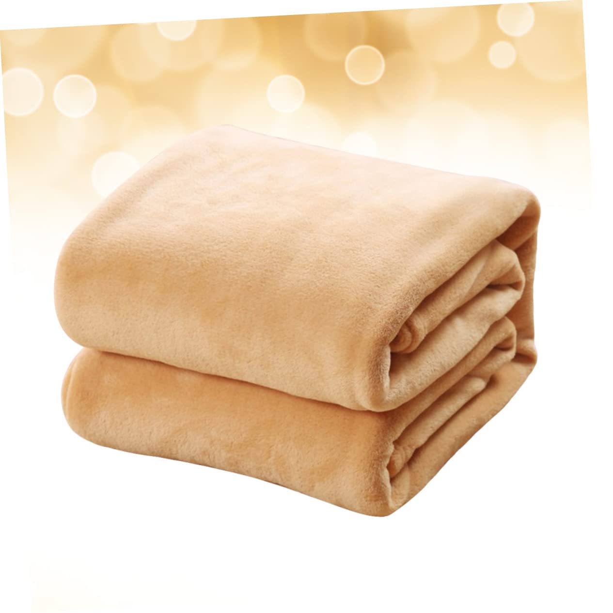 OUNONA Coperta in Pile di Flanella 120x200 CM Color Kaki per Letto