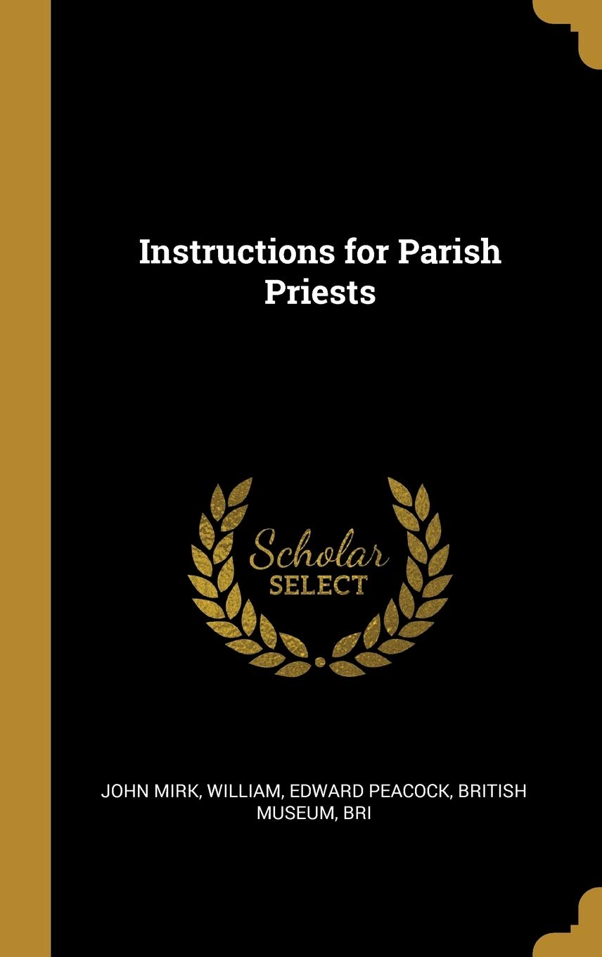 Instructions for Parish Priests