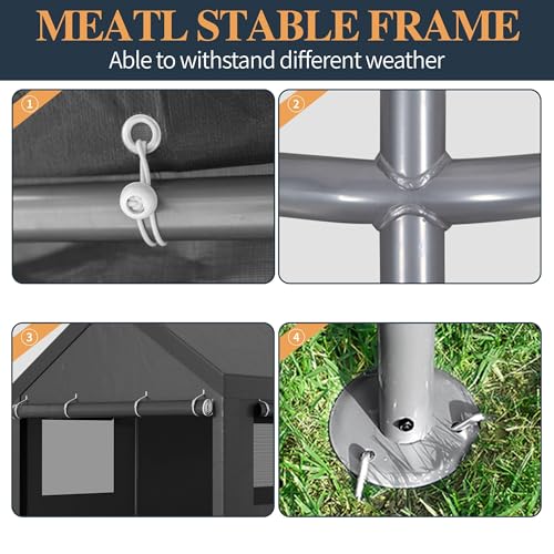 12x20 FT Heavy Duty Carport