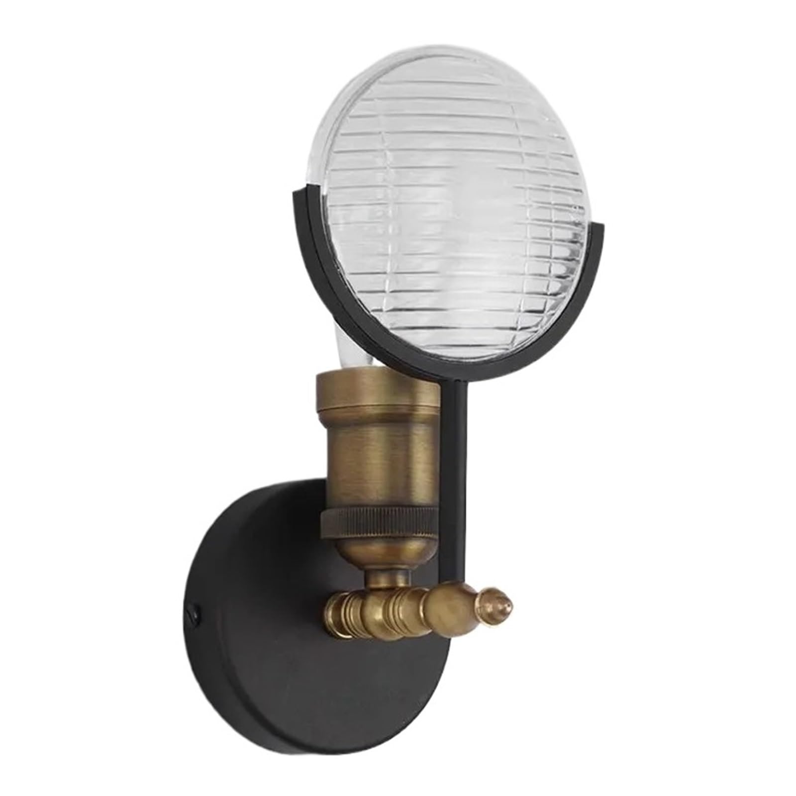 KOESRXNQW Modern Glass LED Wall Lamp Sconce Led Bedroom Light Fixture for Home Decor Nordic Foyer Living Room Corridor Luminaire E27 Easy Installation