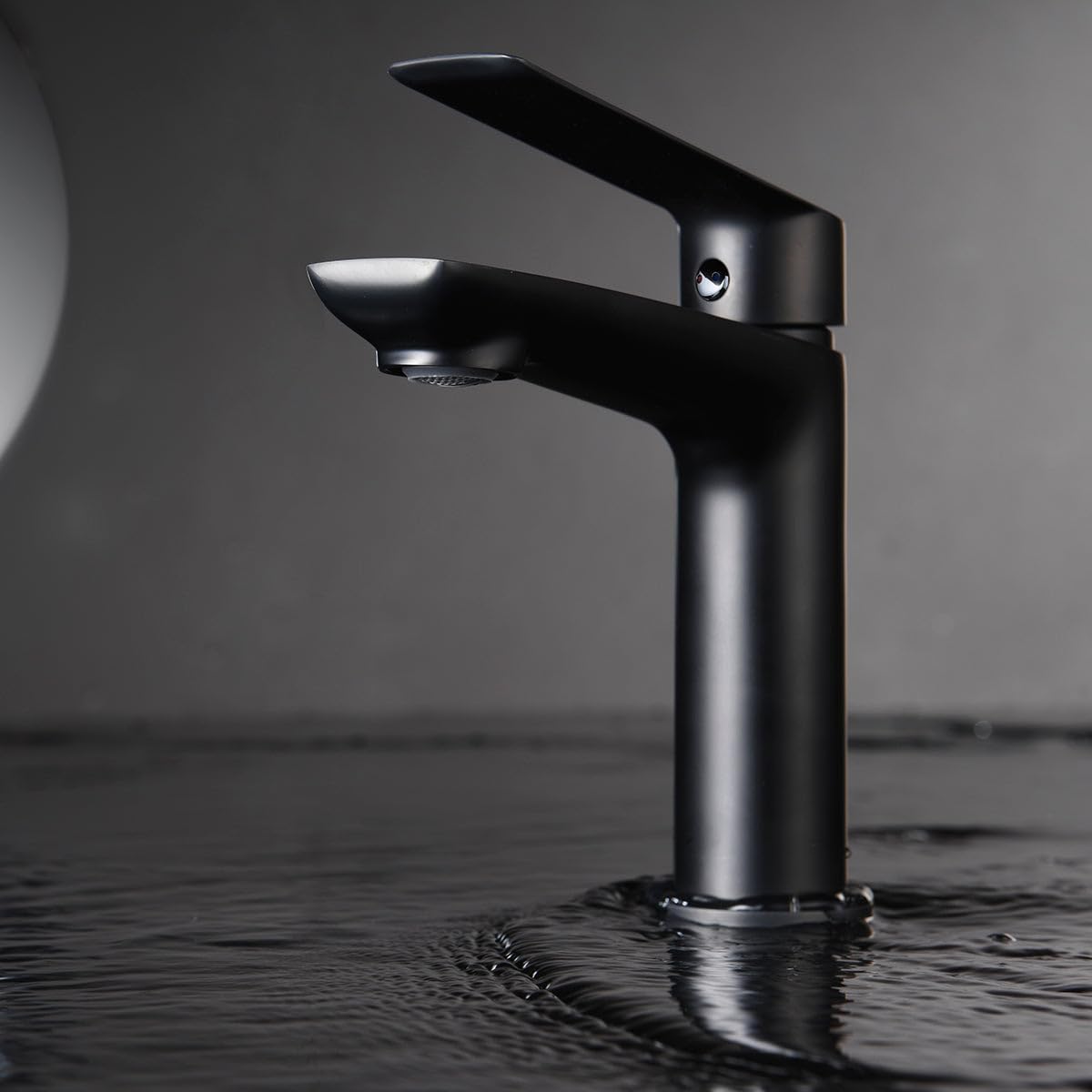 IMEX BDX023-1NG LUXOR Grifo de Lavabo Negro Mate