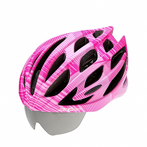 Casco de bicicleta fresco GUO con gafas protectoras para ciclismo urbano diario