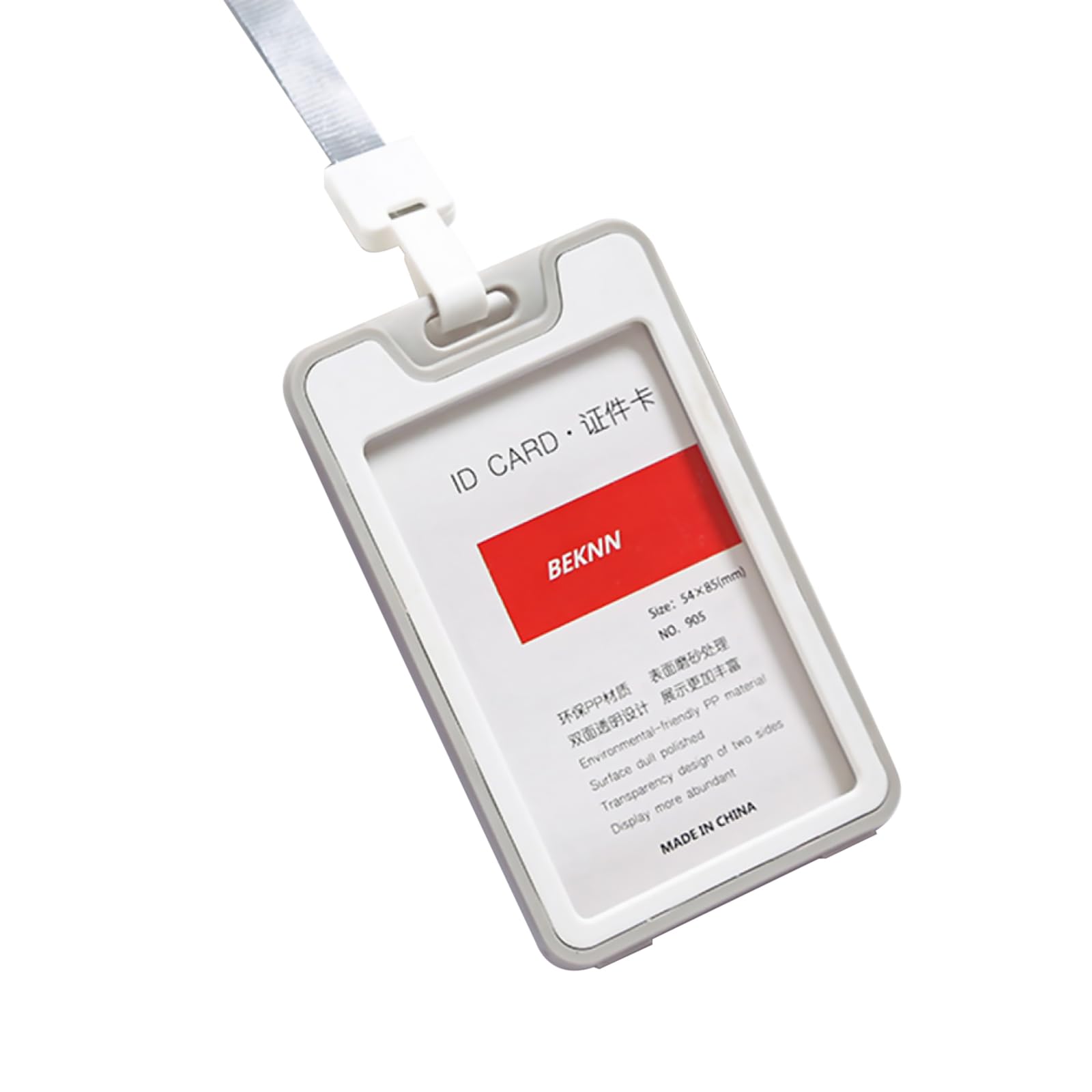 Amazon | クリア ID カードホルダー、ハードシェル防水透明プラスチックホルダー、 RFID/近接/バッジスワイプカード/クレジットカード/運転免許証用  | 名札・ホルダー | 文房具・オフィス用品 GreatShield (グレートシールド) クリアIDバッジホルダー ストラップ付き 耐候 ...