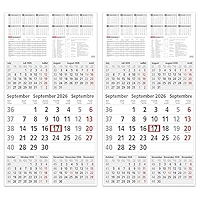 4-Month Calendar 2026 Wall Calendar With Slider In Large Format 87.5 X - View #5