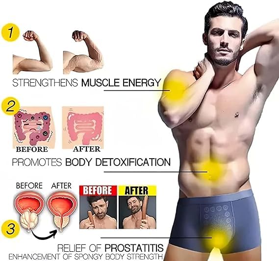 Energy Field Therapy Men's Underwear,Eft Energy-Field-Therapy Men's Underwear,Men's Ice Silk Boxer Briefs3