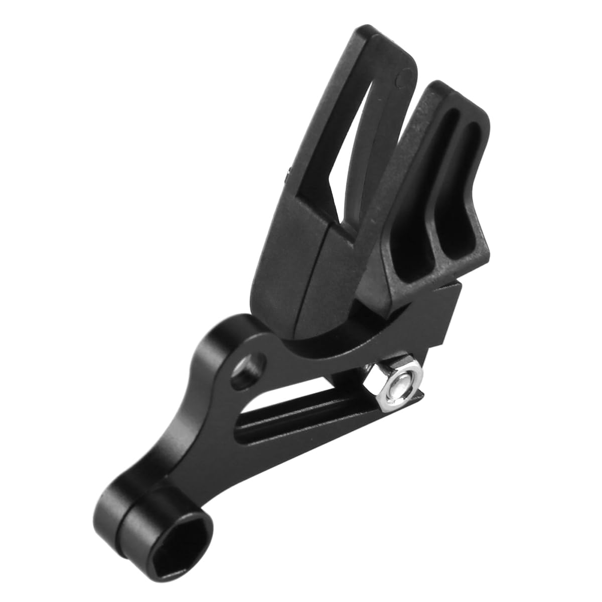 Prostownik łańcucha rowerowego z pojedynczą tarczą łańcucha rowerowego z ochroną łańcucha rowerowego górskiego aluminiowy napinacz łańcucha akcesoria MTB