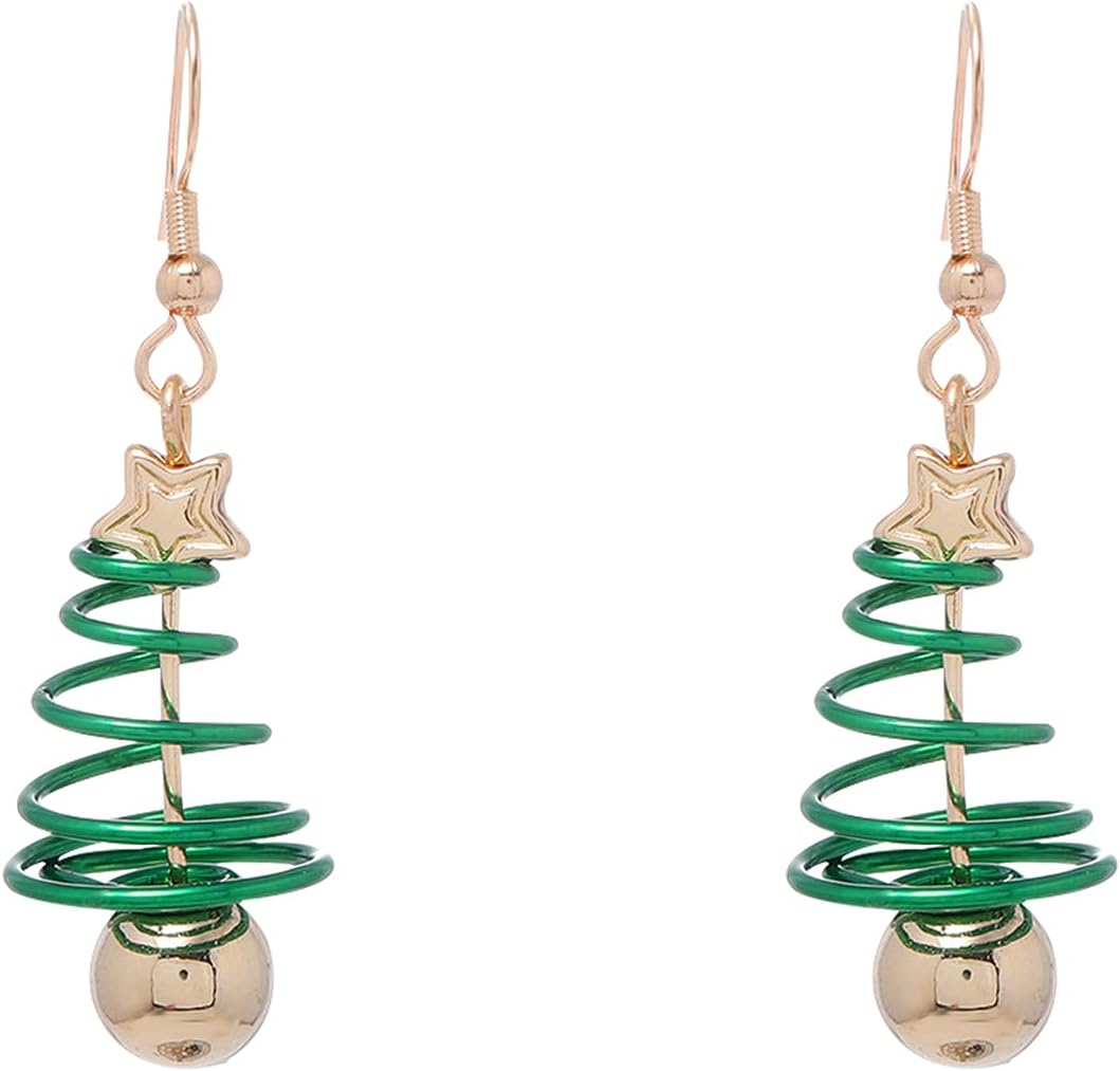 GBAHFY Christmas Drop Dangle Earrings Christmas Earring Jewelry Gifts Small Cute Christmas tree Earring Jewelry for Women Girls
