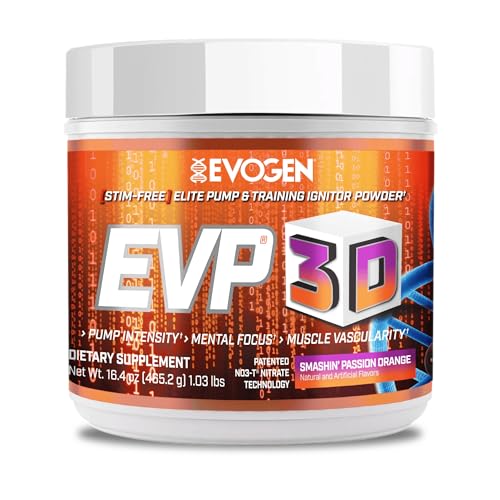 Evogen EVP 3D Stim Free Pre-Workout | Orange | 40 Servings