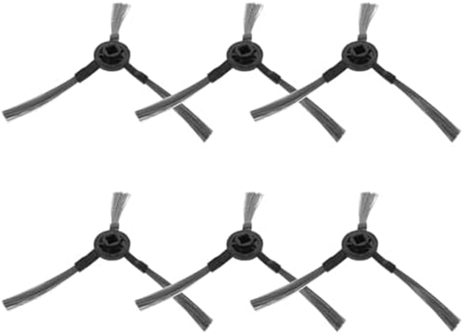 Mthxzy Robot Mop Replacement Pad For 3 Pairs Vacuum Cleaner Replacement Side Brushes, Robot Zcwa Mamnv Br150 Br151 Sweeper Spare Parts