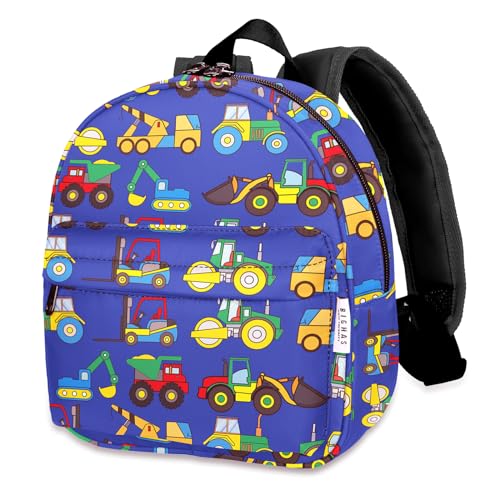 BIGHAS Engineering Vehicle Toddler Backpack